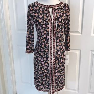 Wisp, size 8, NWT, black and pink dress